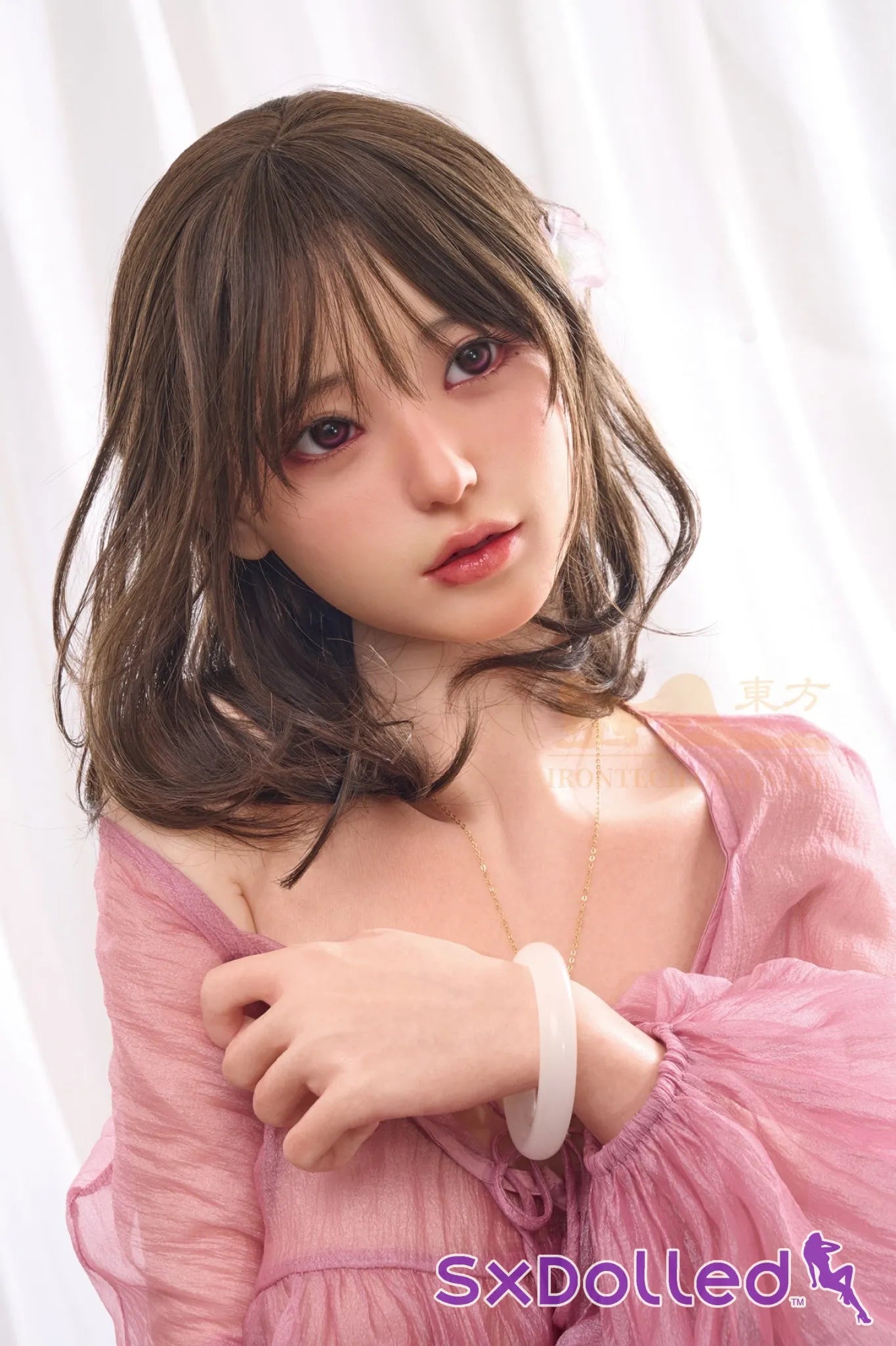Miku A (E-Cup) (153cm) | Asian Curvy Thick Sex Doll | Irontech Doll E-Cup / 153cm / Brunette Sex Doll