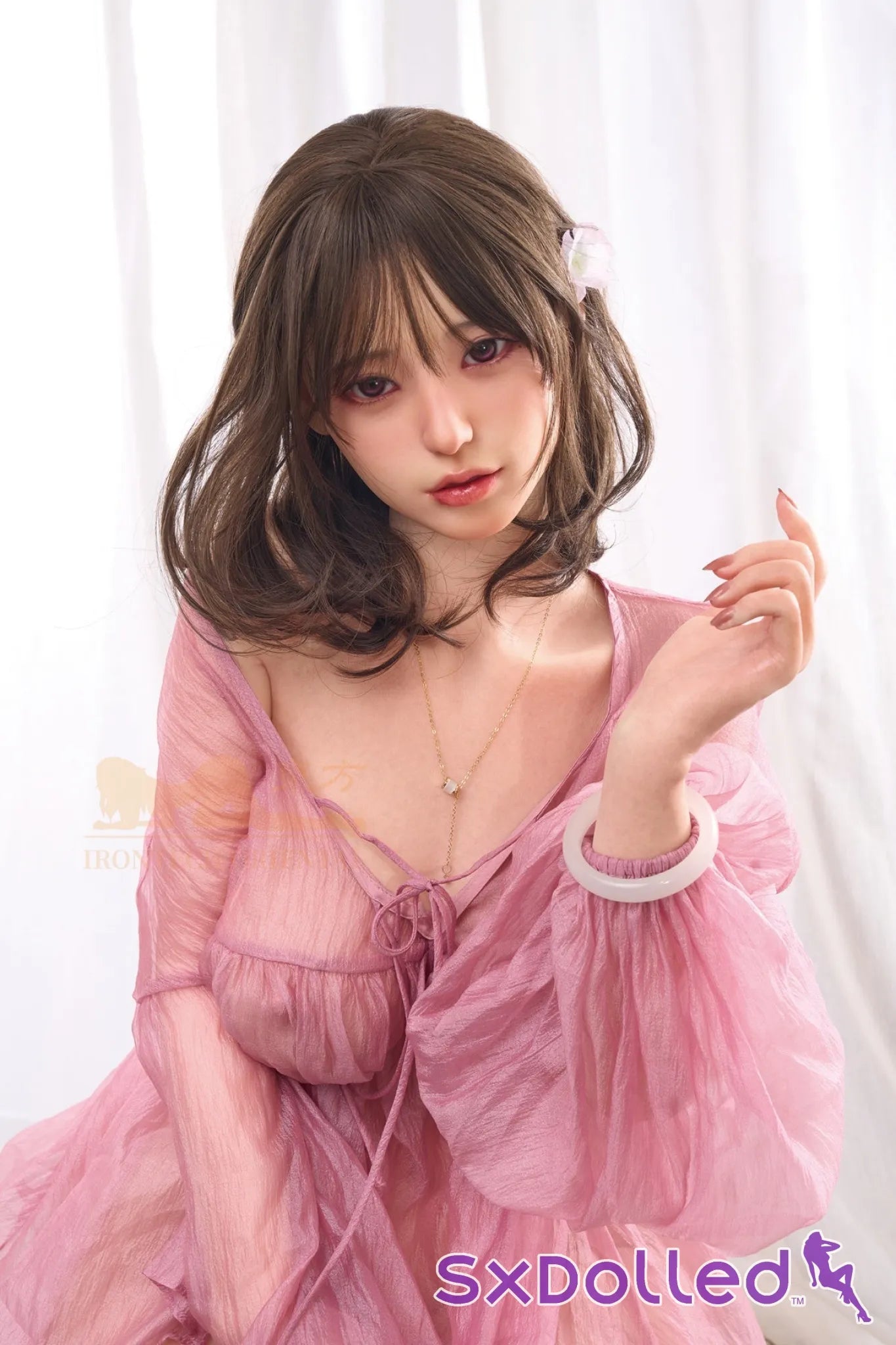 Miku A (E-Cup) (153cm) | Asian Curvy Thick Sex Doll | Irontech Doll E-Cup / 153cm / Brunette Sex Doll