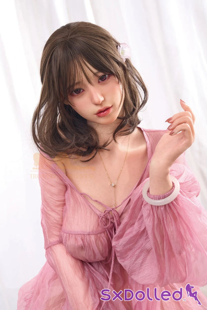 Miku A (E-Cup) (153cm) | Asian Curvy Thick Sex Doll | Irontech Doll E-Cup / 153cm / Brunette Sex Doll