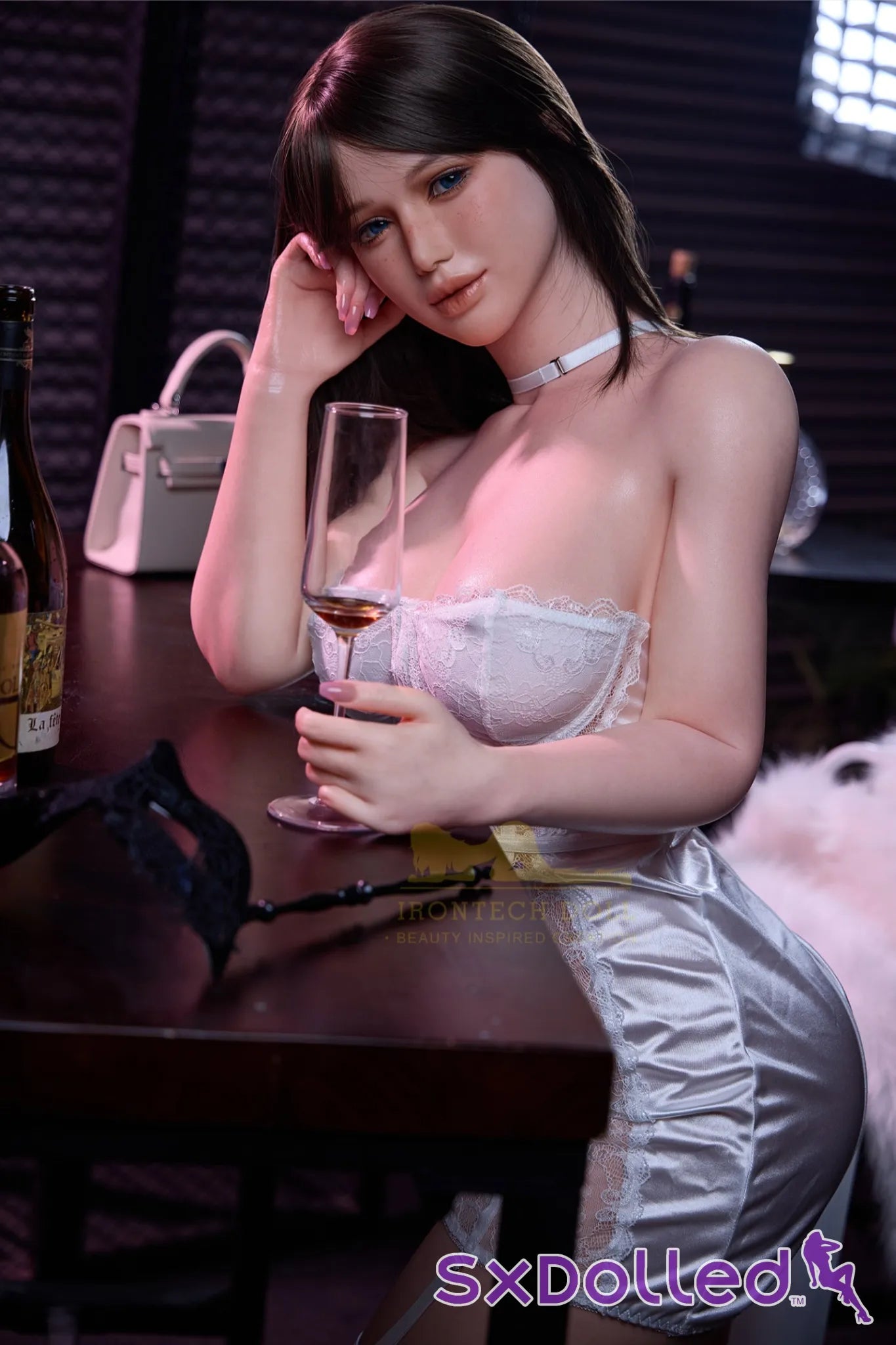 Milena A (H-Cup) (164cm) | Curvy All In One Sex Doll | Irontech Doll H-Cup / 164cm / Brunette Sex Doll