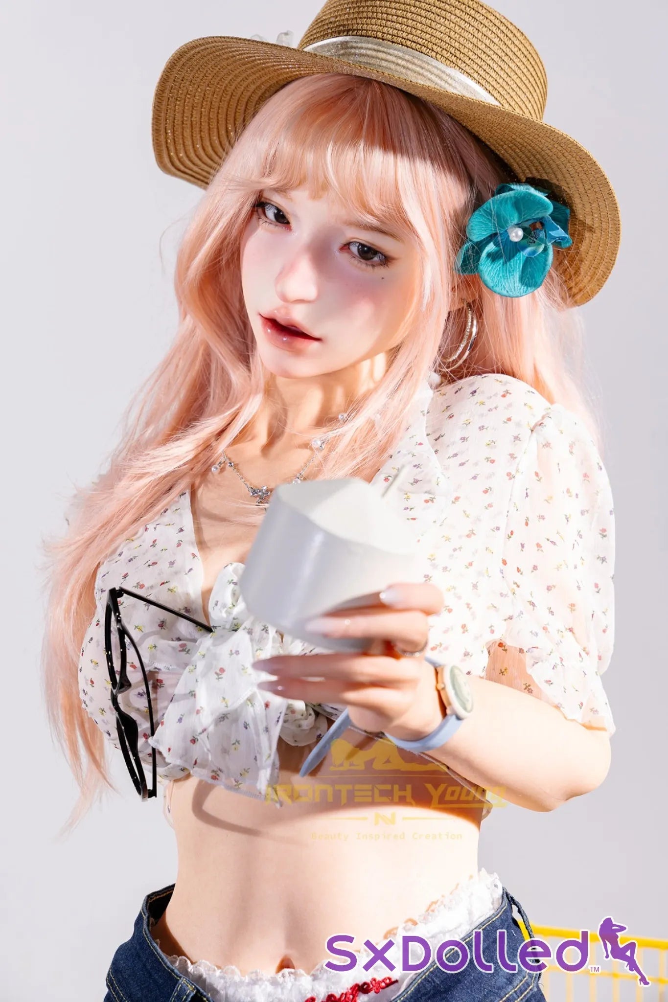 Mio C (E-Cup) (166cm) | Summer Dress Sex Doll | Irontech Doll | Young Series - E-Cup / 166cm / Pink - Sex Doll