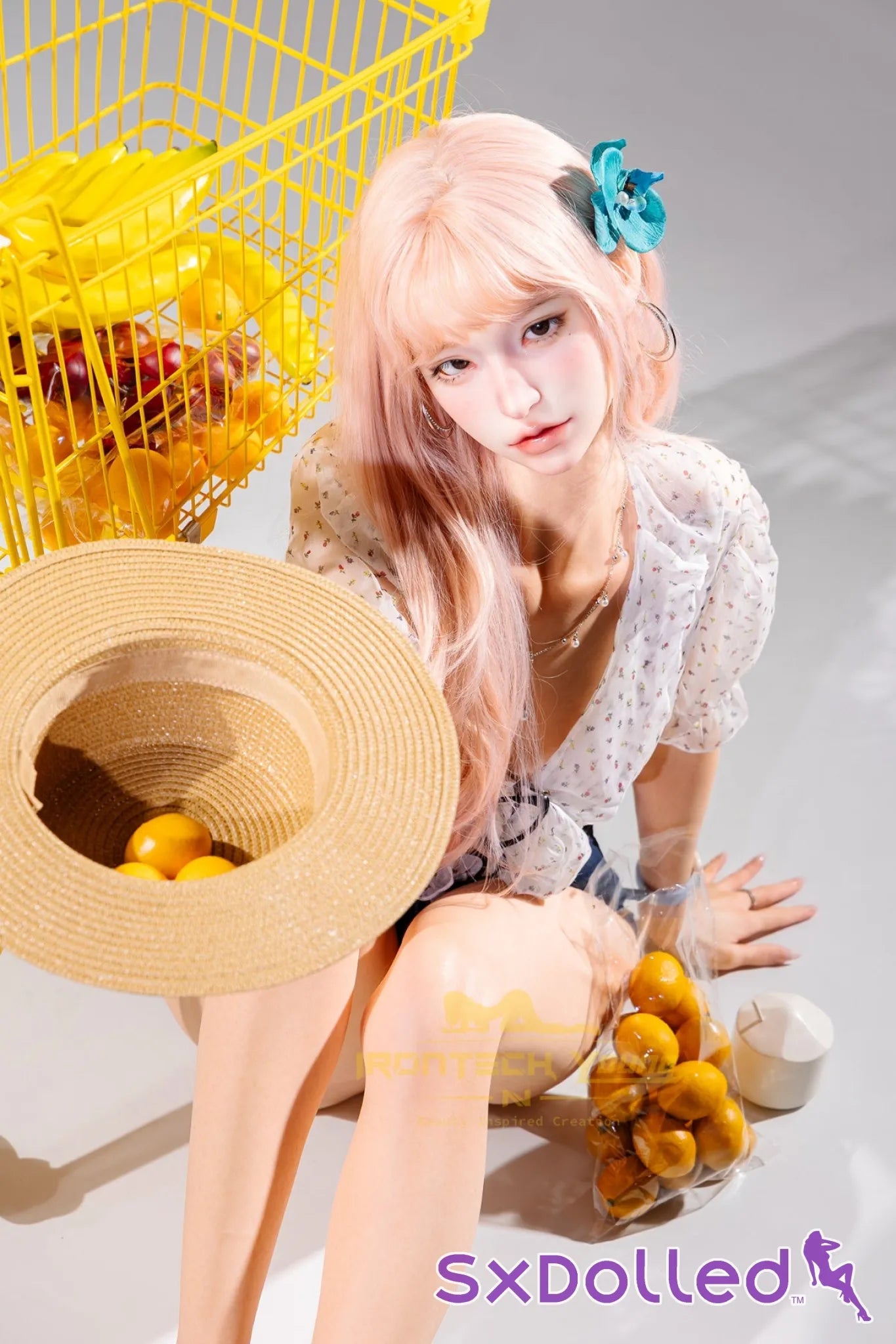 Mio C (E-Cup) (166cm) | Summer Dress Sex Doll | Irontech Doll | Young Series - E-Cup / 166cm / Pink - Sex Doll