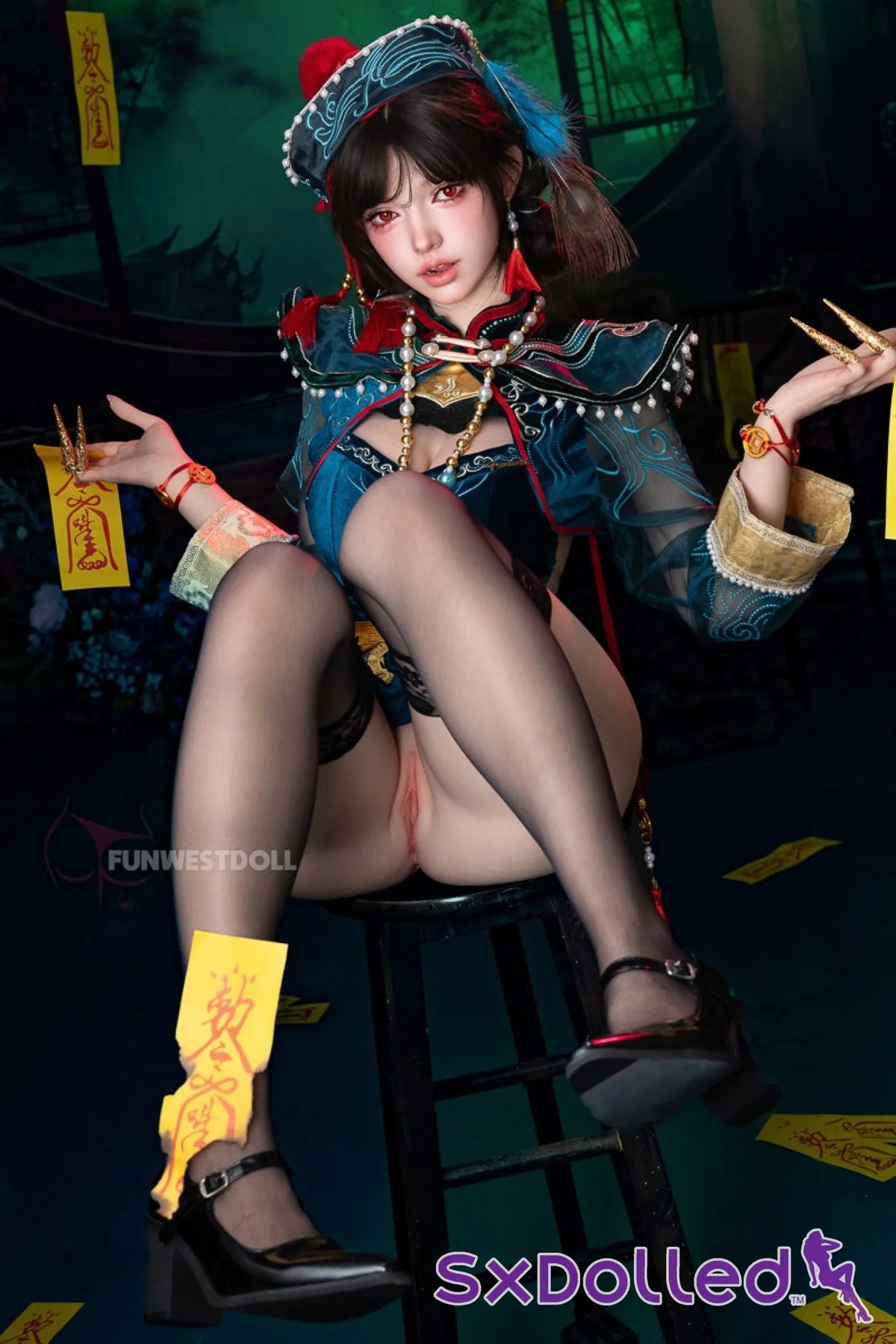 Mira B (F-Cup) (159cm) | Mystical Dark-Haired Beauty Sex Doll | Funwest Doll - F-Cup / 159cm / Black - Sex Doll