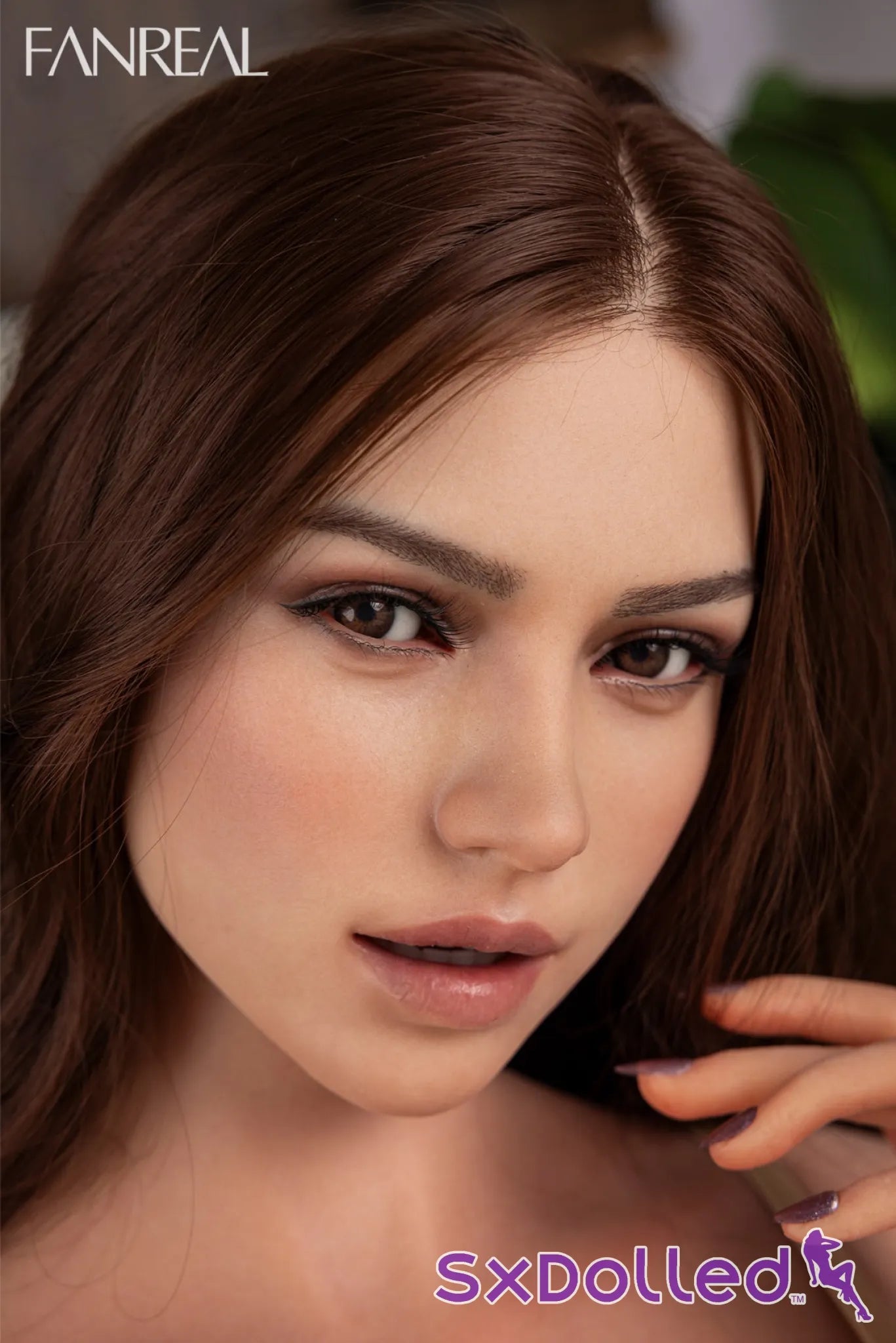 Mirella E (F-Cup) (109cm) | Brunette Tan Sex Doll Torso | Fanreal F-Cup / 109cm / Brunette Sex Doll