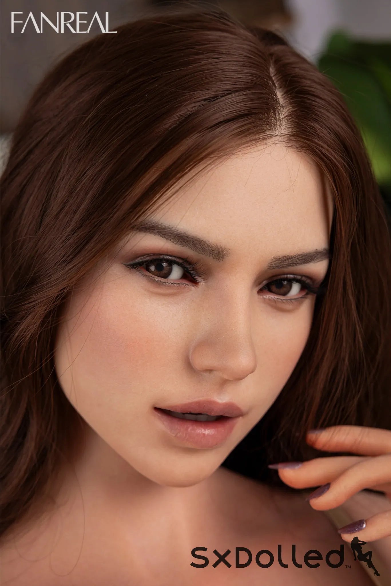 Mirella E (F-Cup) (109cm) | Brunette Tan Sex Doll Torso | Fanreal F-Cup / 109cm / Brunette Sex Doll