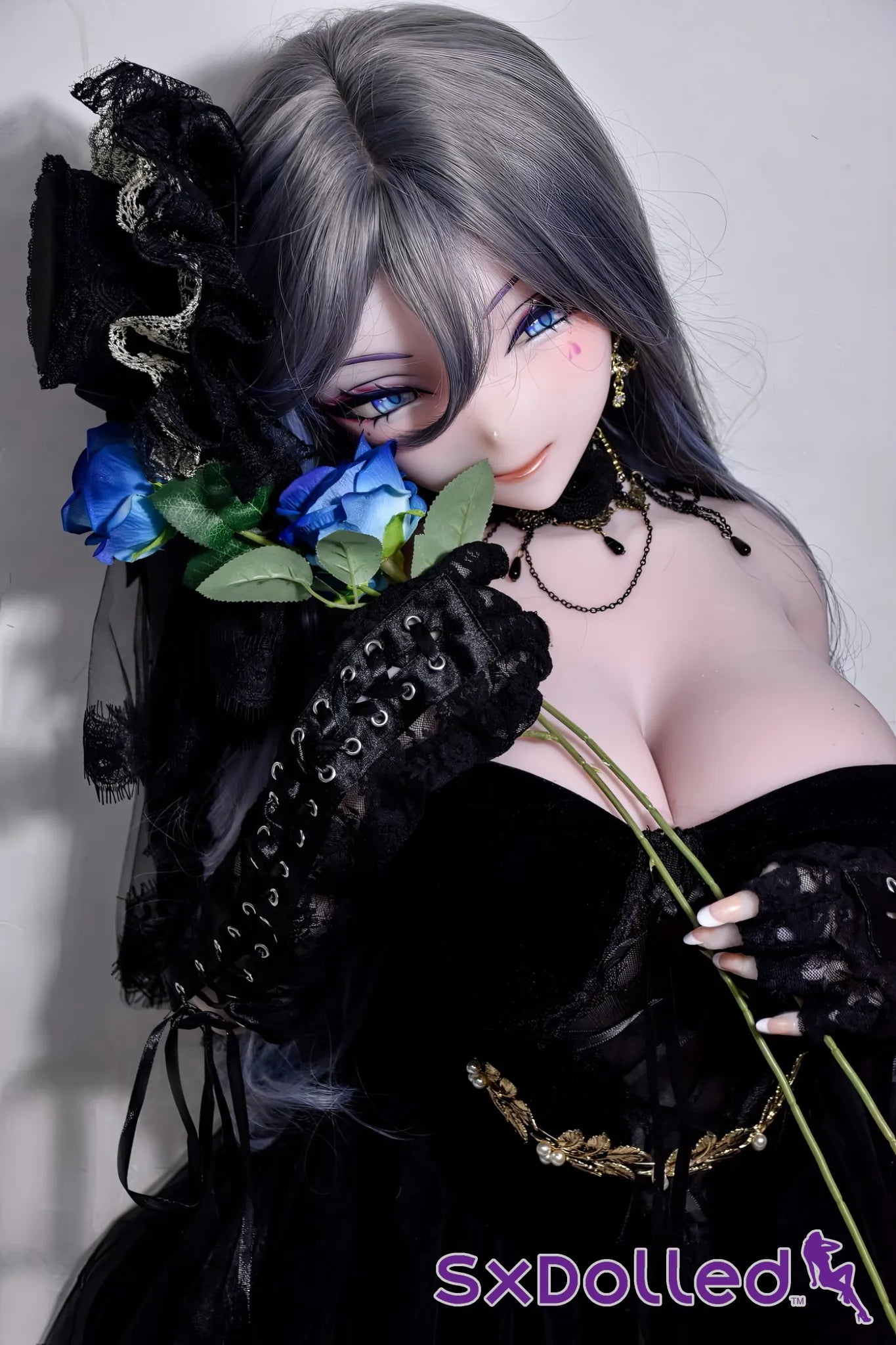 Miyashiro Chiharu (E-Cup) (148cm) | Mature Anime Sex Doll | Elsa Babe - E-Cup / 148cm / Grey - Sex Doll