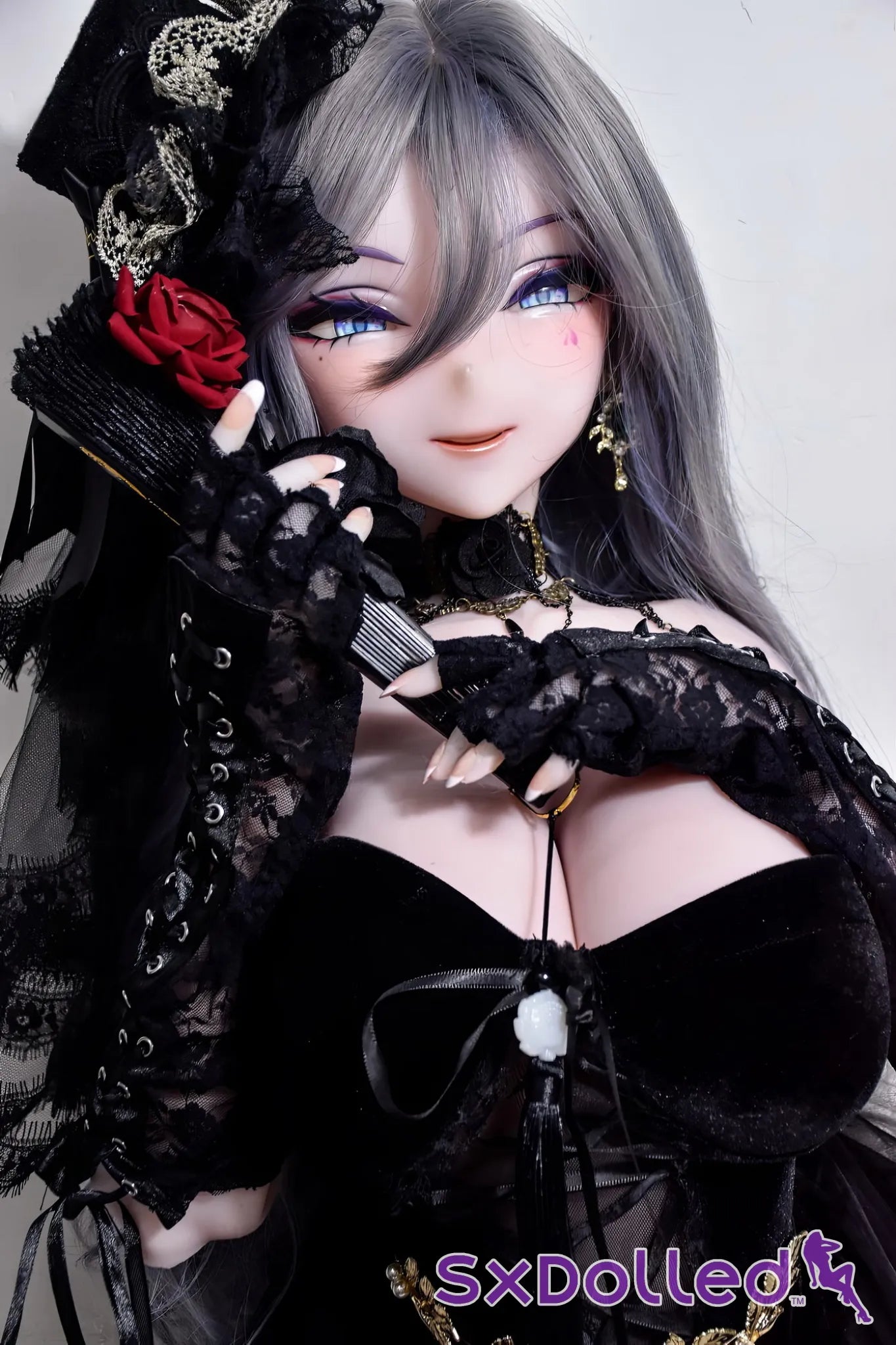 Miyashiro Chiharu (E-Cup) (148cm) | Mature Anime Sex Doll | Elsa Babe - E-Cup / 148cm / Grey - Sex Doll
