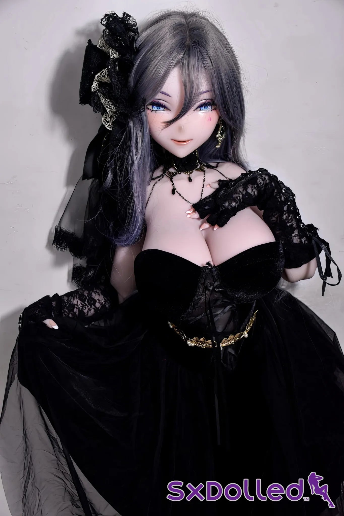 Miyashiro Chiharu (E-Cup) (148cm) | Mature Anime Sex Doll | Elsa Babe - E-Cup / 148cm / Grey - Sex Doll