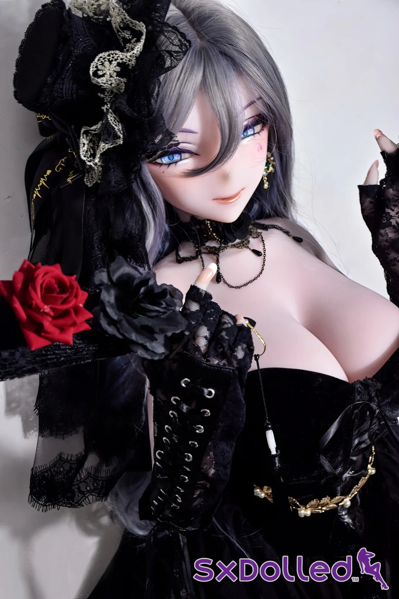 Miyashiro Chiharu (E-Cup) (148cm) | Mature Anime Sex Doll | Elsa Babe - E-Cup / 148cm / Grey - Sex Doll