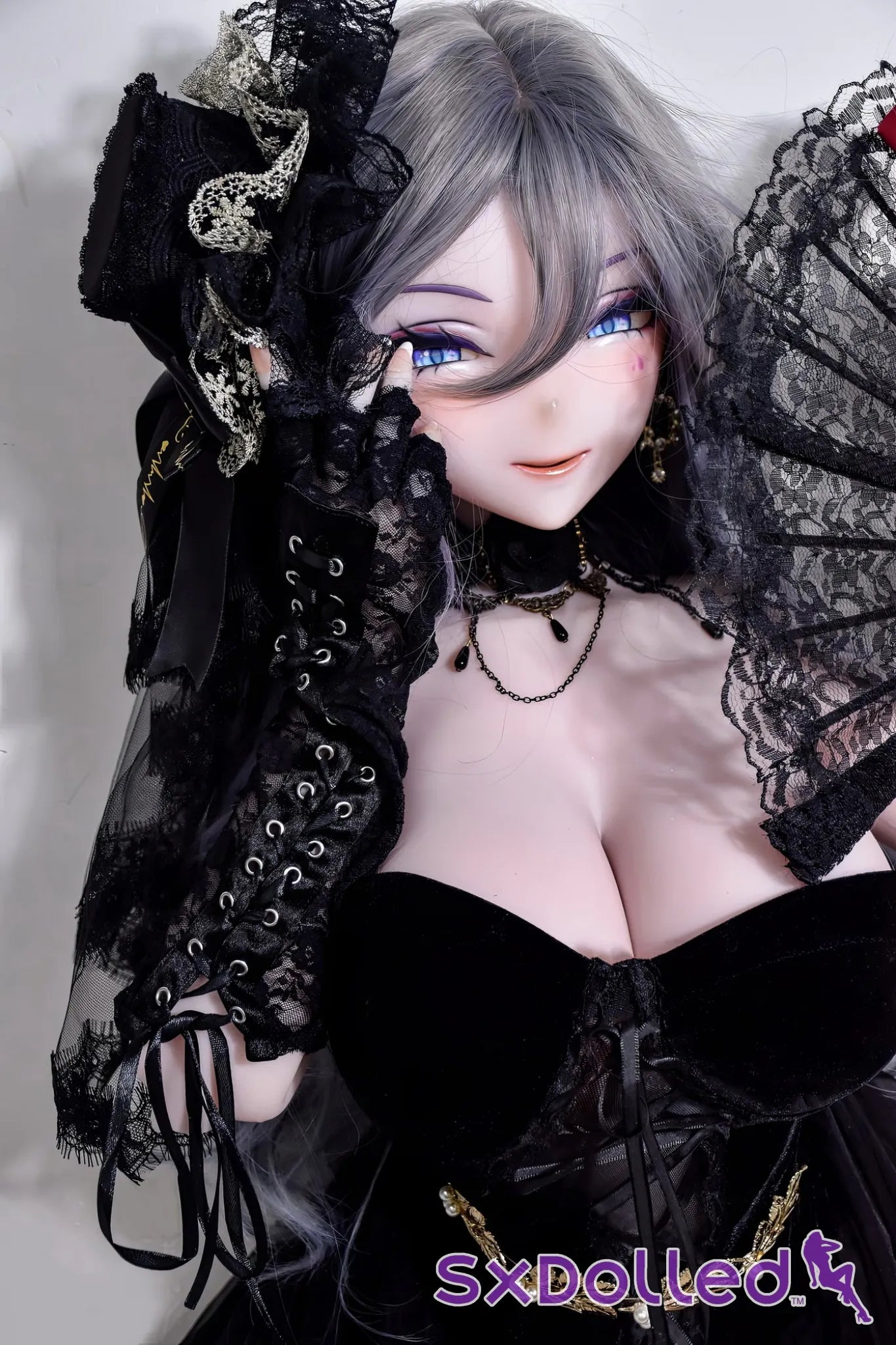 Miyashiro Chiharu (E-Cup) (148cm) | Mature Anime Sex Doll | Elsa Babe - E-Cup / 148cm / Grey - Sex Doll
