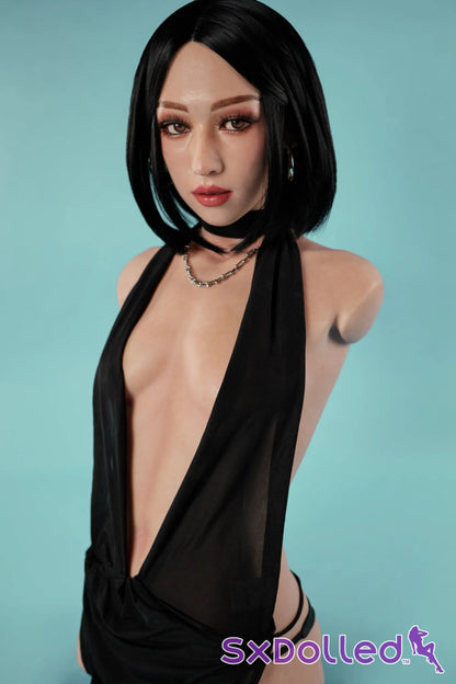 Miyoshi (A-Cup) (80cm) | European Sex Doll Torso | Climax Doll - A-Cup / 80cm / Black - Sex Torso