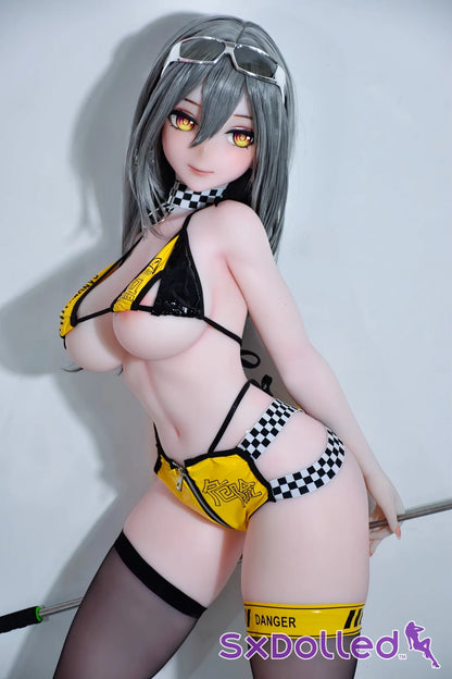 Mizuta Nina A (L-Cup) (151cm) | Racing Phantom Sex Doll | Elsa Babe - L-Cup / 151cm / Grey - Sex Doll