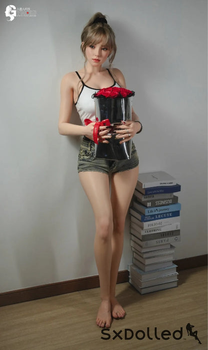Mona A (G-Cup) (163cm) | Ultra Realistic Sex Doll | Gynoid Doll G-Cup / 163cm / Brunette Sex Doll