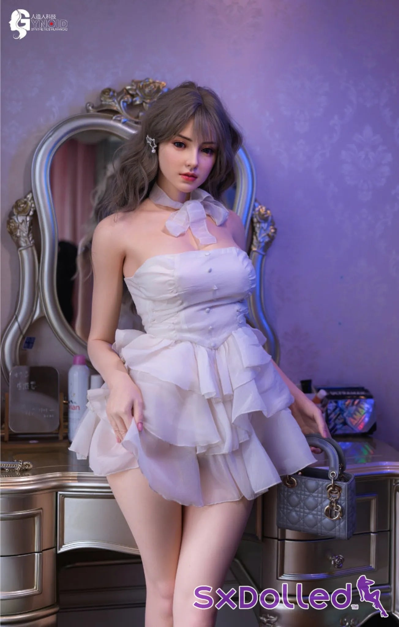 Mona A (G-Cup) (163cm) | Ultra Realistic Sex Doll | Gynoid Doll G-Cup / 163cm / Brunette Sex Doll