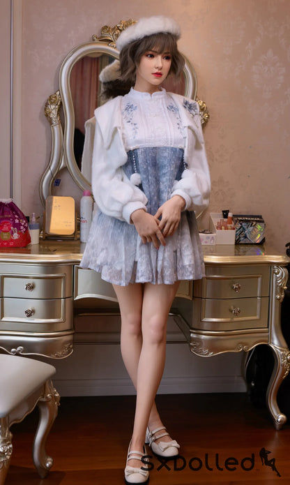 Mona A (G-Cup) (163cm) | Ultra Realistic Sex Doll | Gynoid Doll G-Cup / 163cm / Brunette Sex Doll