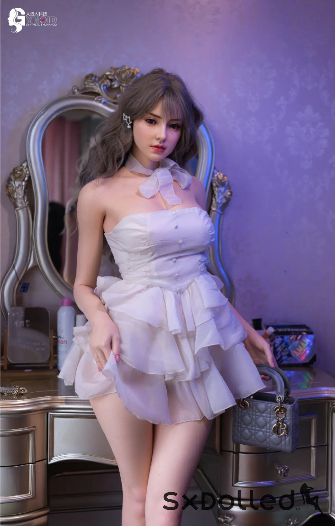 Mona A (G-Cup) (163cm) | Ultra Realistic Sex Doll | Gynoid Doll G-Cup / 163cm / Brunette Sex Doll