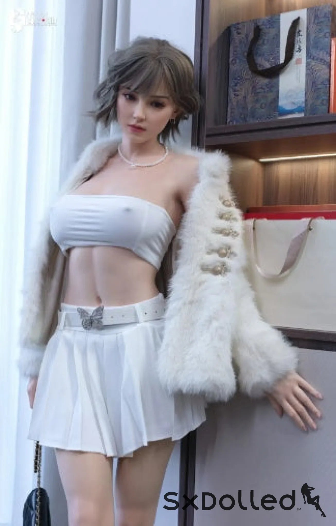 Mona A (G-Cup) (163cm) | Ultra Realistic Sex Doll | Gynoid Doll G-Cup / 163cm / Brunette Sex Doll
