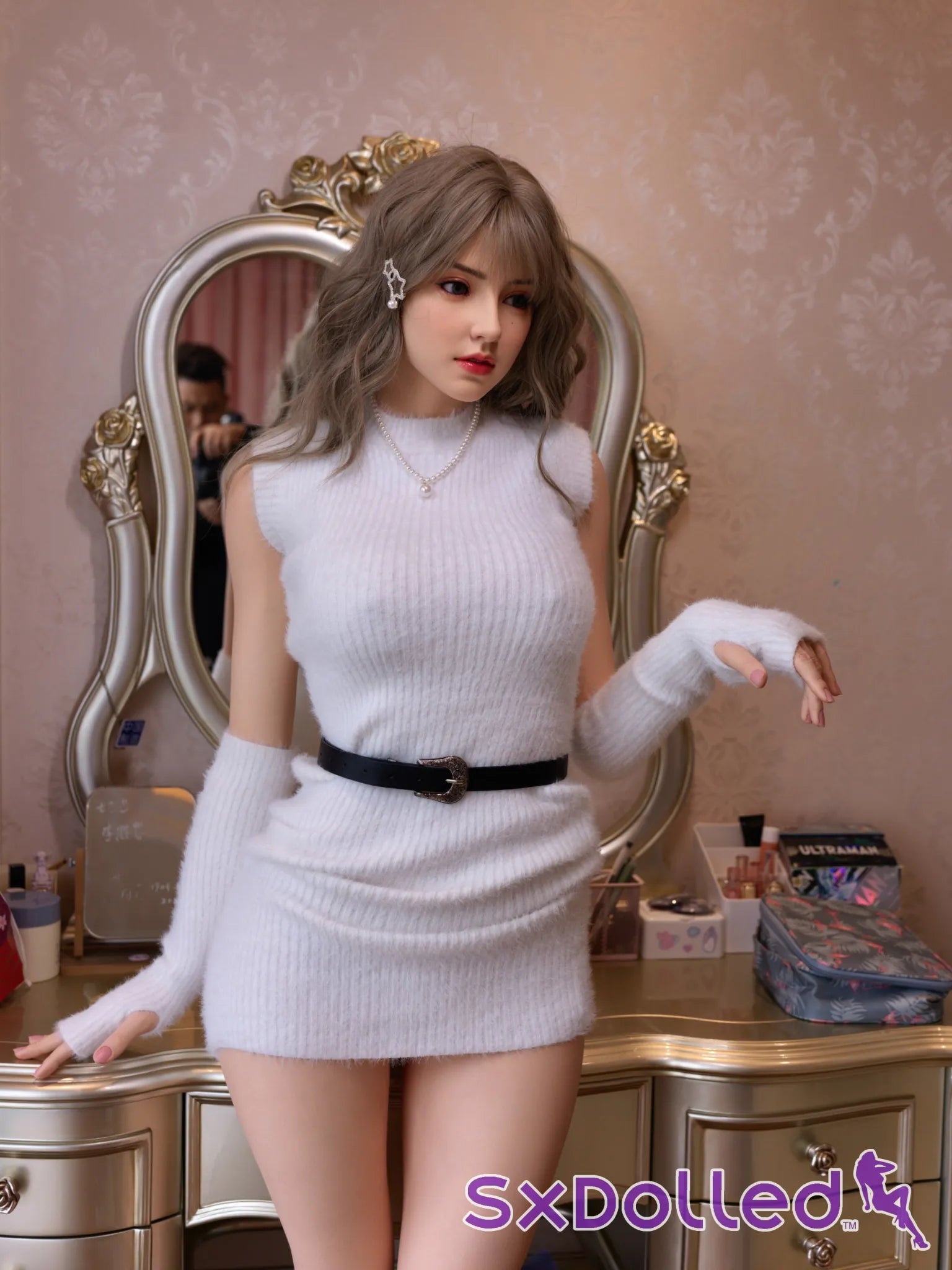 Mona A (G-Cup) (163cm) | Ultra Realistic Sex Doll | Gynoid Doll G-Cup / 163cm / Brunette Sex Doll