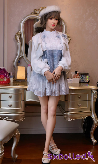 Mona A (G-Cup) (163cm) | Ultra Realistic Sex Doll | Gynoid Doll G-Cup / 163cm / Brunette Sex Doll