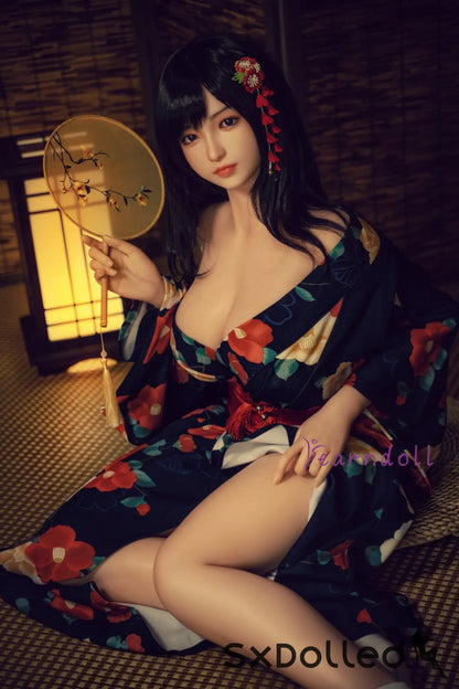 My (K-Cup) (162cm) | Asian Kimono Cosplay Sex Doll | Yearn Doll K-Cup / 162cm / Black Sex Doll