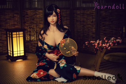 My (K-Cup) (162cm) | Asian Kimono Cosplay Sex Doll | Yearn Doll K-Cup / 162cm / Black Sex Doll