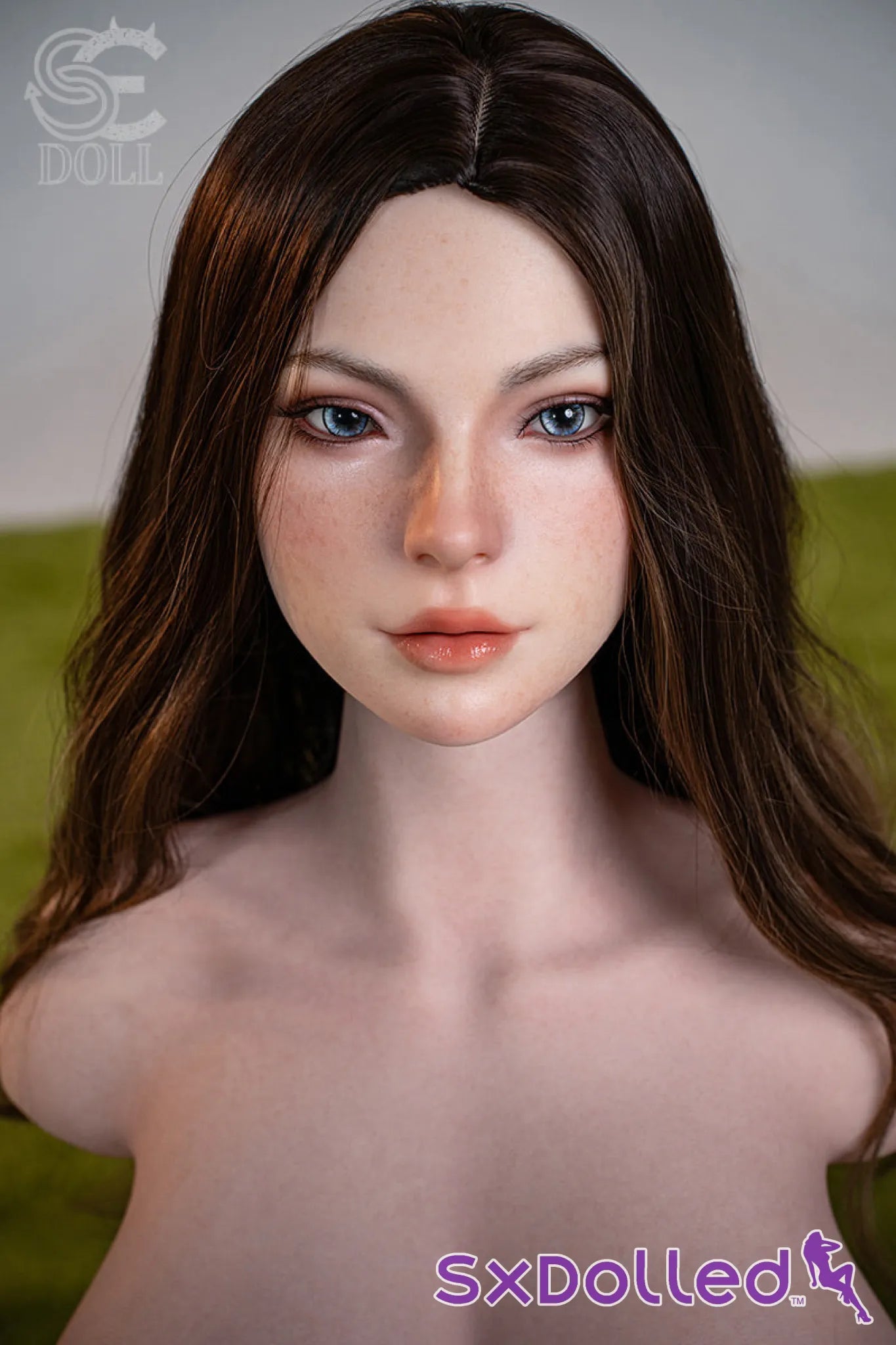 Nadia Voss.A (J-Cup) (103cm) | Huge Breasts Sex Doll Torso | SE Doll - J-Cup / 103cm / Brunette - Sex Torso