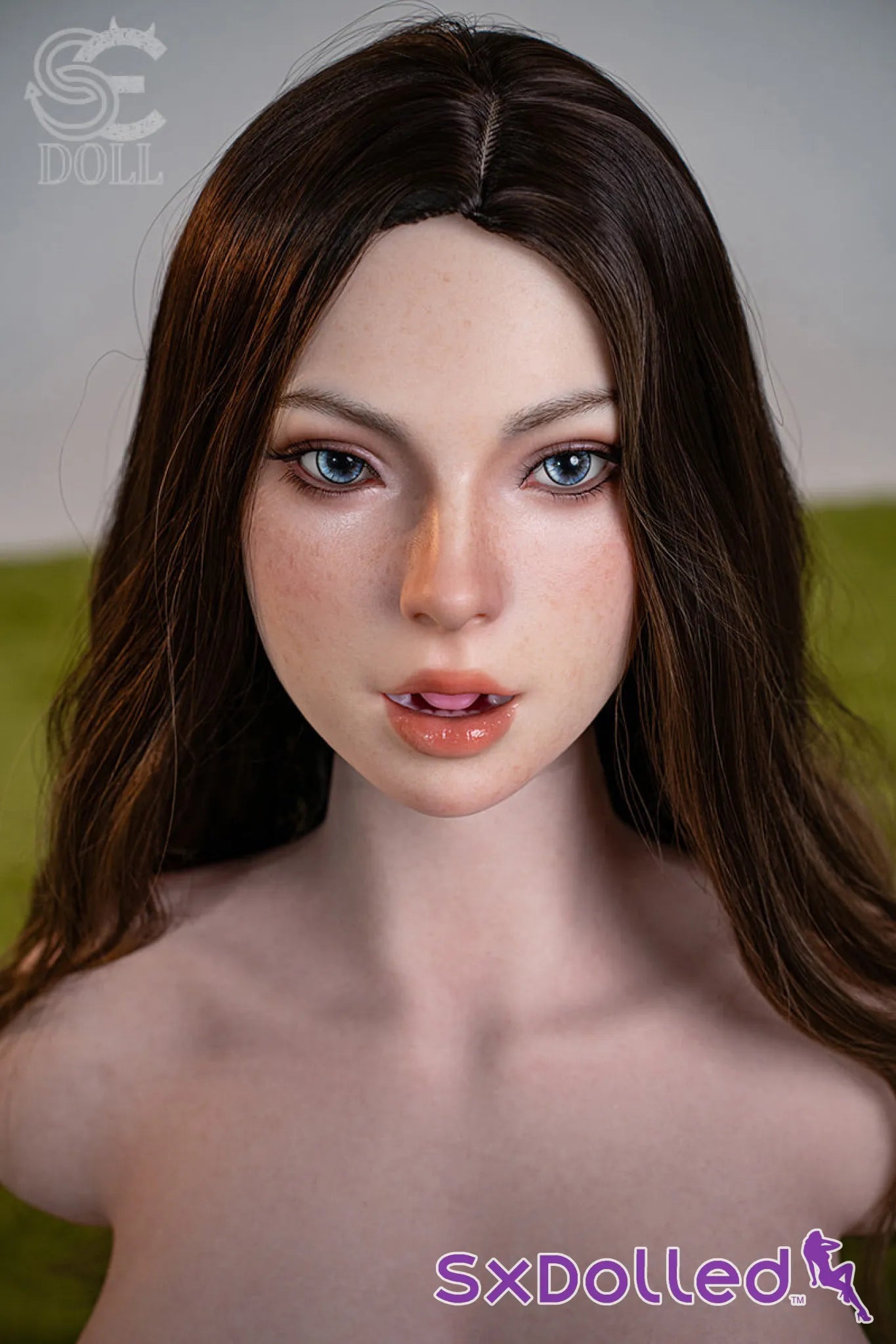 Nadia Voss.A (J-Cup) (103cm) | Huge Breasts Sex Doll Torso | SE Doll - J-Cup / 103cm / Brunette - Sex Torso