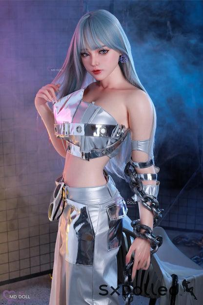 Nancy A (F-Cup) (166cm) | Silver Hair Futuristic Sex Doll | MD Doll F-Cup / 166cm / Silver Sex Doll