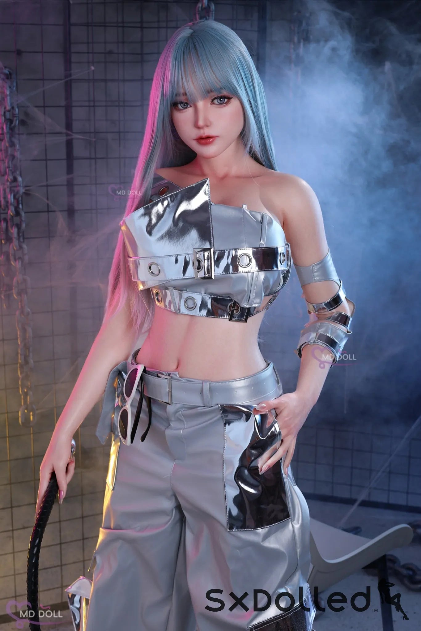 Nancy A (F-Cup) (166cm) | Silver Hair Futuristic Sex Doll | MD Doll F-Cup / 166cm / Silver Sex Doll