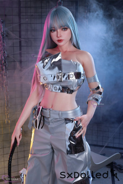 Nancy A (F-Cup) (166cm) | Silver Hair Futuristic Sex Doll | MD Doll F-Cup / 166cm / Silver Sex Doll