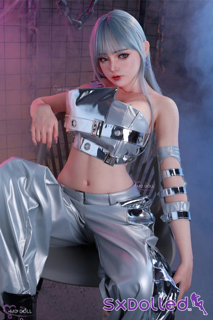 Nancy A (F-Cup) (166cm) | Silver Hair Futuristic Sex Doll | MD Doll F-Cup / 166cm / Silver Sex Doll