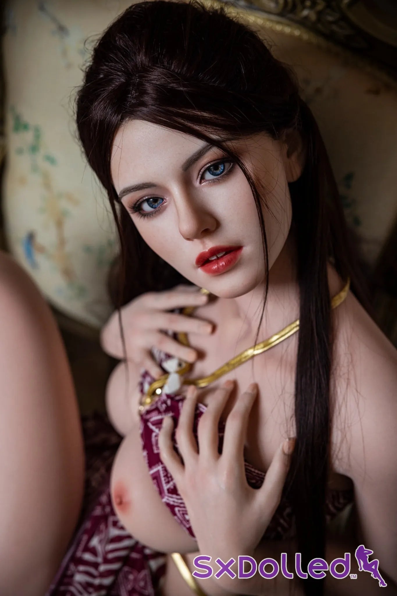 Natalia A (D-Cup) (171cm) | Silicone Blue Eyed Sex Doll | Starpery D-Cup / 171cm / Brunette Sex Doll