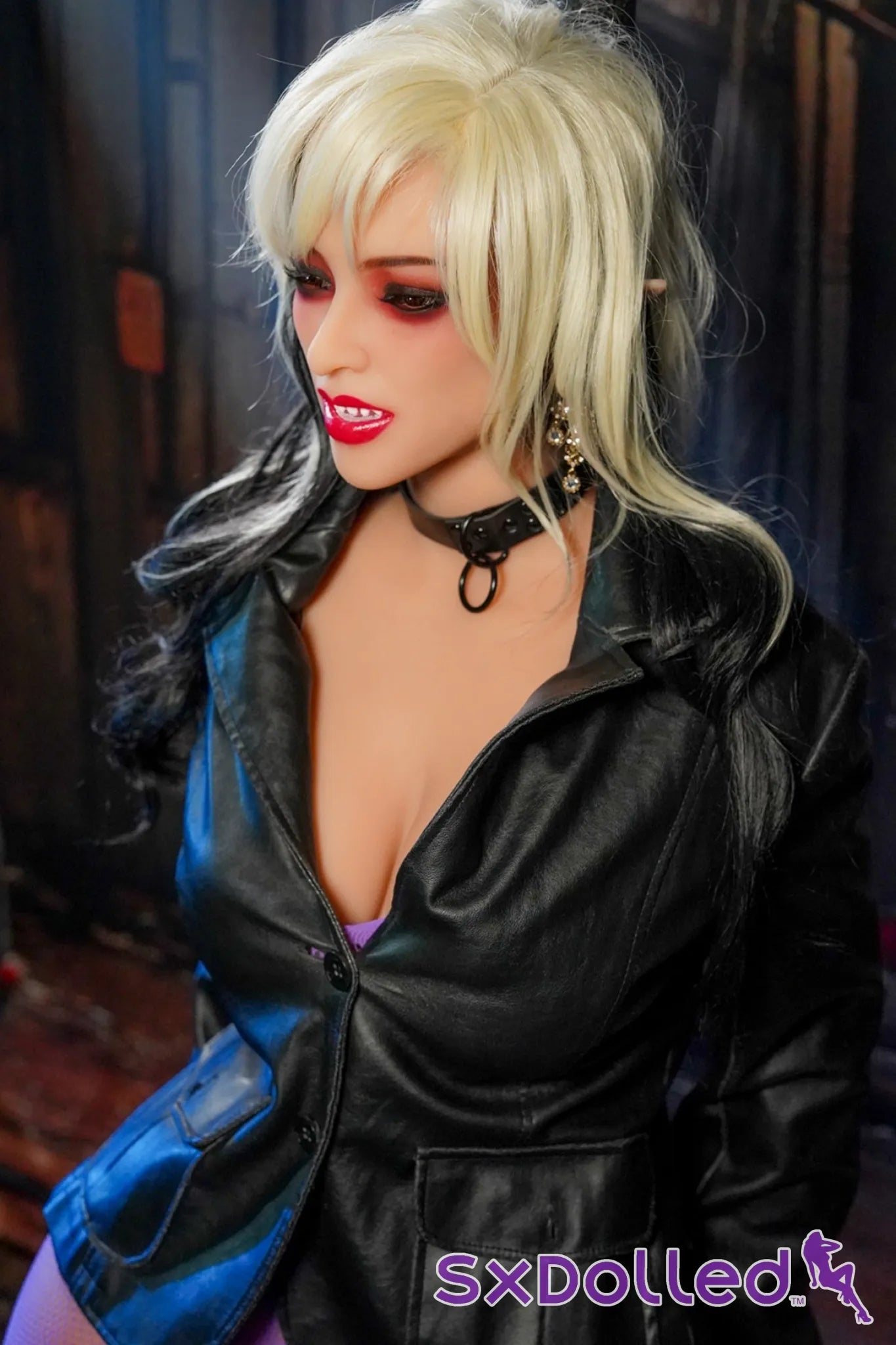 Natalie C (G-Cup) (165cm) | Puff Nipples Vampire Sex Doll | HR Doll - G-Cup / 165cm / Blonde - Sex Doll