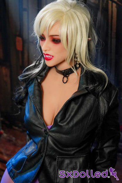 Natalie C (G-Cup) (165cm) | Puff Nipples Vampire Sex Doll | HR Doll - G-Cup / 165cm / Blonde - Sex Doll