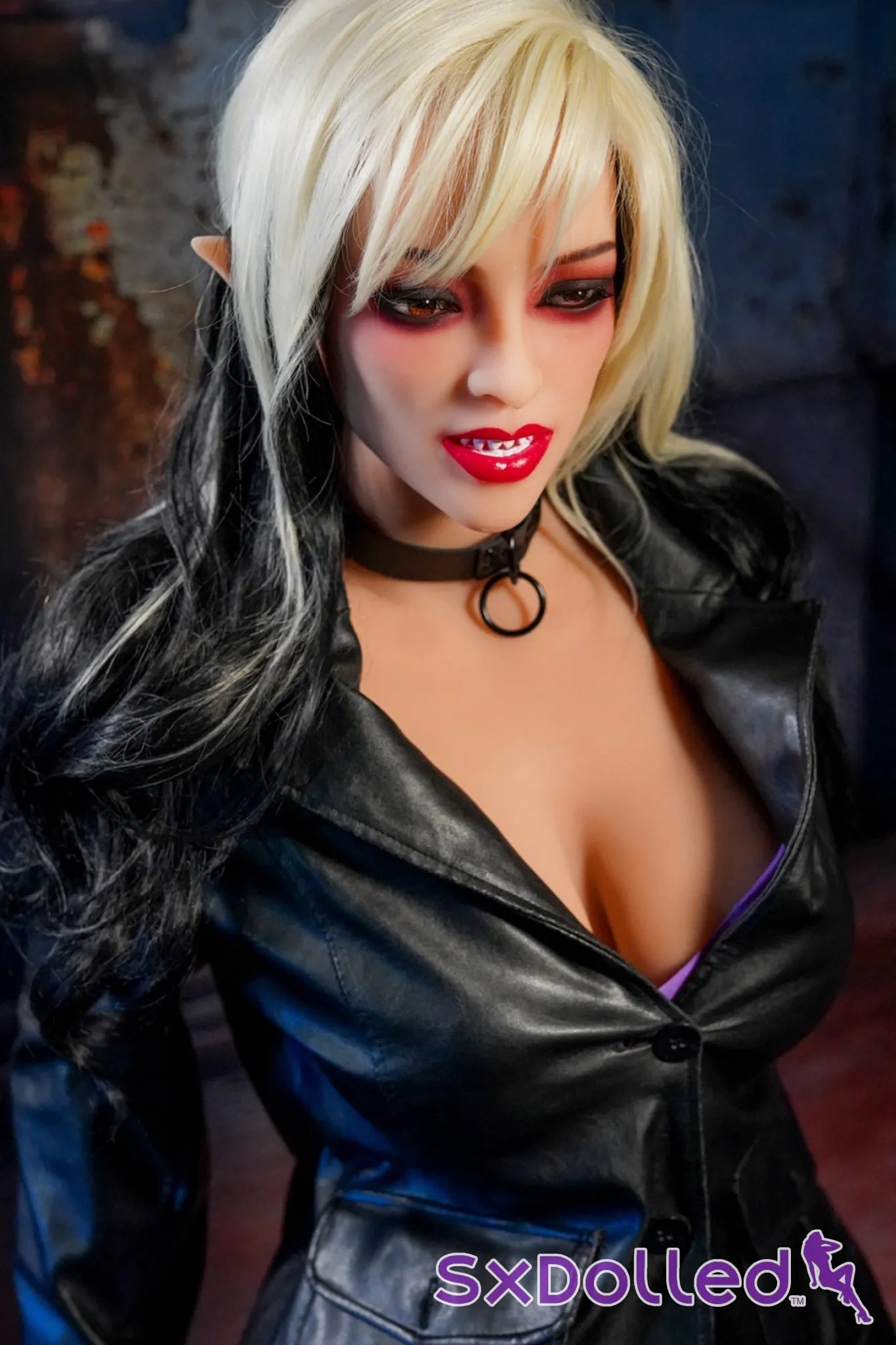 Natalie C (G-Cup) (165cm) | Puff Nipples Vampire Sex Doll | HR Doll - G-Cup / 165cm / Blonde - Sex Doll