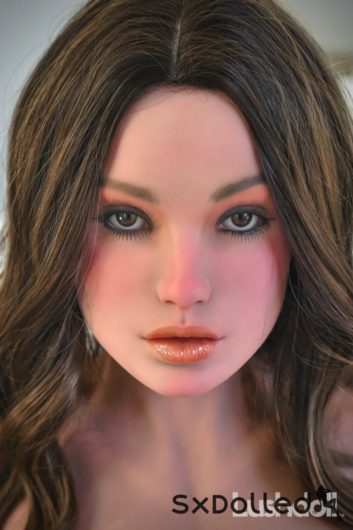 Natasha B (K Cup) (168cm) | Tan Curvy European Sex Doll | Lushdoll K Cup / 168cm / Brunette Sex Doll