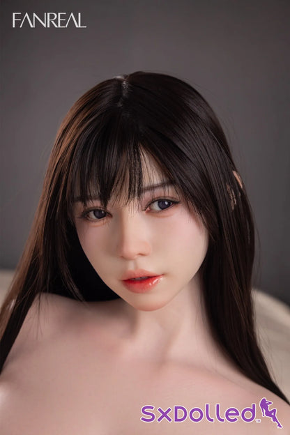 Nora G (F-Cup) (108cm) | Black Haired Curvy Sex Doll Torso | Fanreal - F-Cup / 108cm / Black - Sex Torso