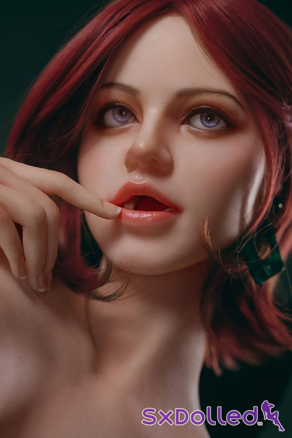 Nora I (J-Cup) (160cm) | Sultry Crimson Femme Fatale Sex Doll | HR Doll - J-Cup / 160cm / Red - Sex Doll