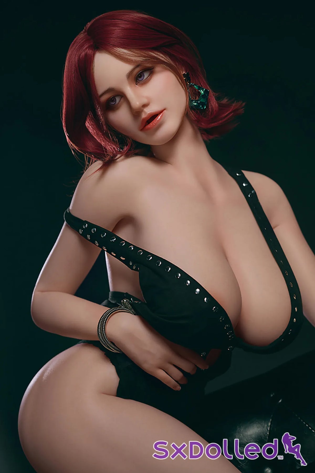 Nora I (J-Cup) (160cm) | Sultry Crimson Femme Fatale Sex Doll | HR Doll - J-Cup / 160cm / Red - Sex Doll