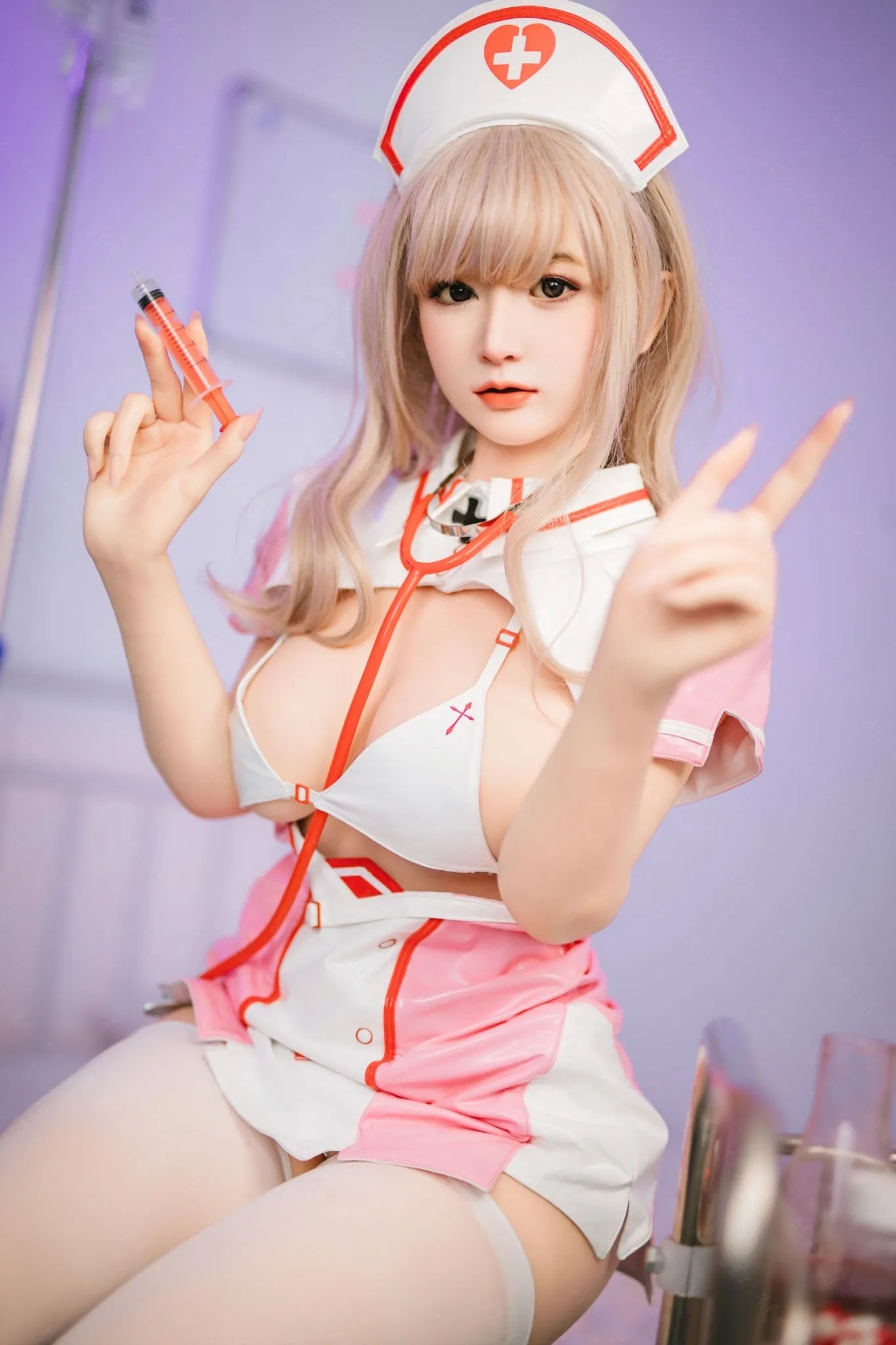 Noriko (K-Cup) (155cm) | Sex Doll K-Cup / 155cm / Blonde Sex Doll