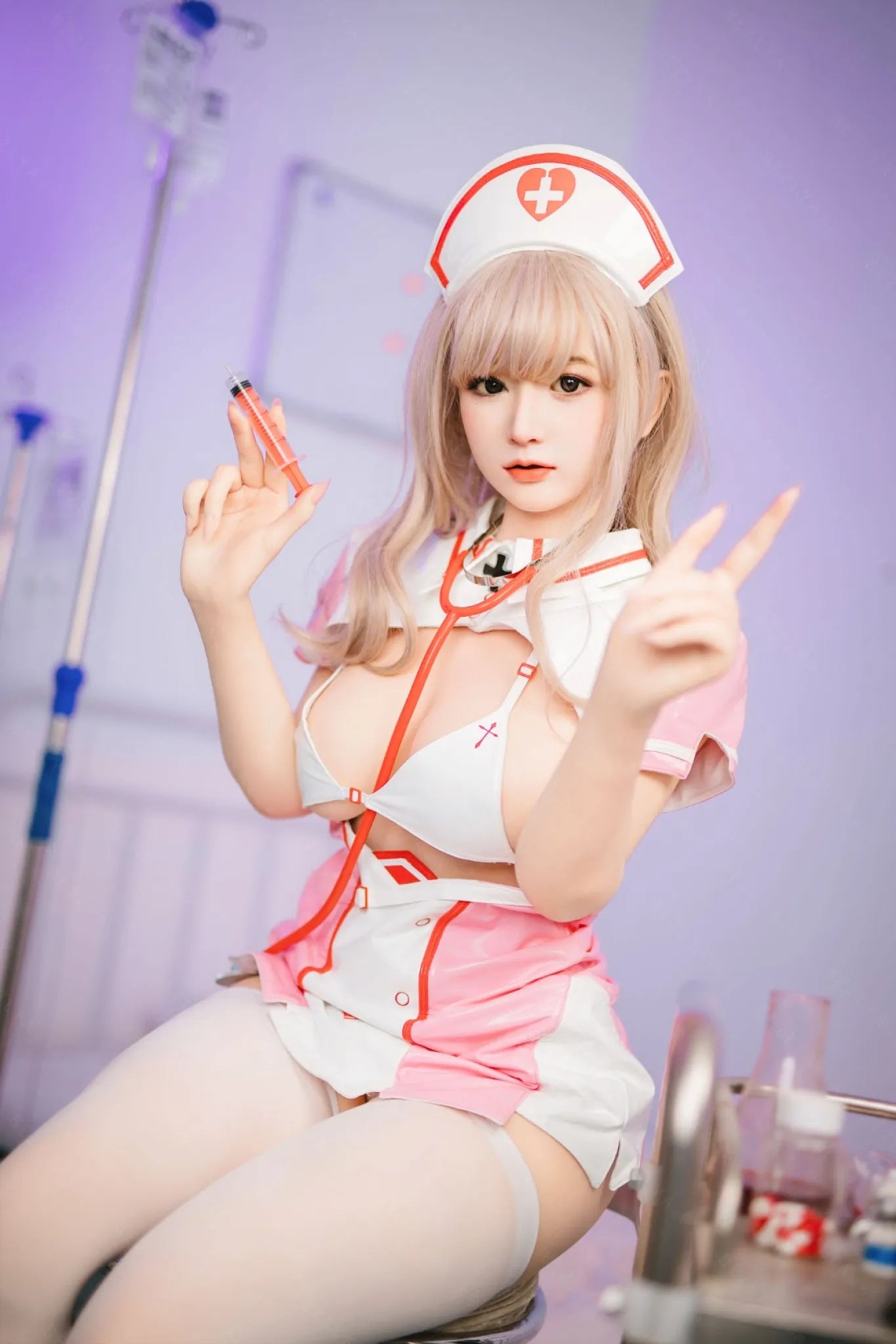 Noriko (K-Cup) (155cm) | Sex Doll K-Cup / 155cm / Blonde Sex Doll