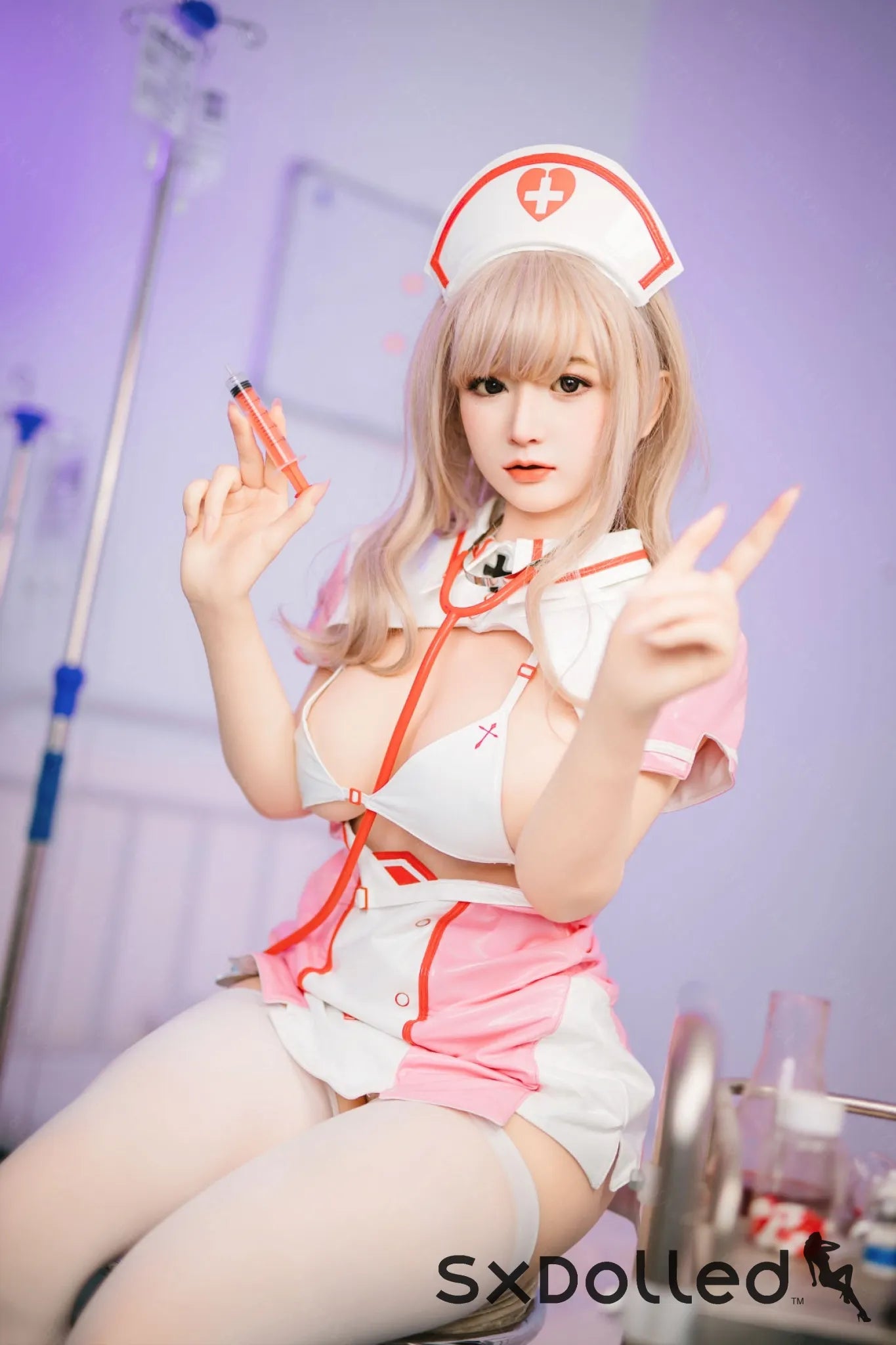 Noriko (K-Cup) (155cm) | Sex Doll K-Cup / 155cm / Blonde Sex Doll