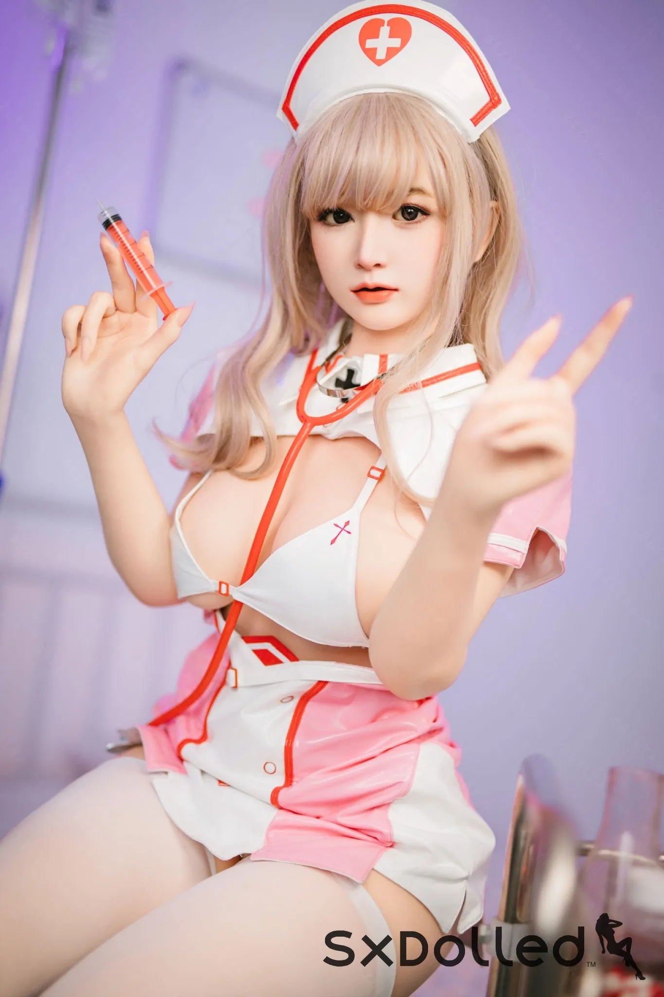 Noriko (K-Cup) (155cm) | Sex Doll K-Cup / 155cm / Blonde Sex Doll