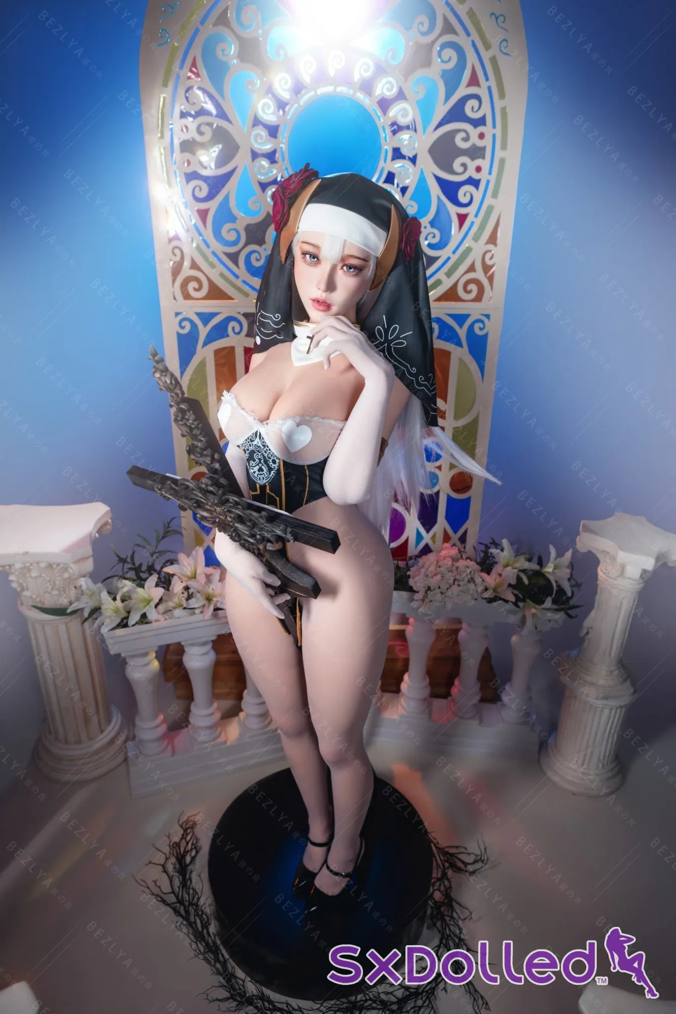 Nymphaea A (K-Cup) (155cm) | Sexy Asian Nun Sex Doll | AITIA K-Cup / 155cm / White Sex Doll