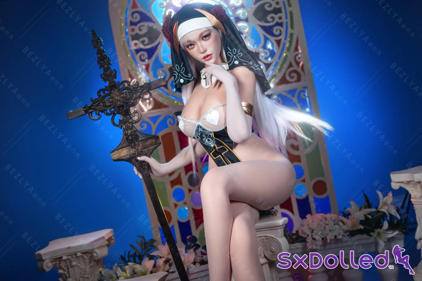 Nymphaea A (K-Cup) (155cm) | Sexy Asian Nun Sex Doll | AITIA K-Cup / 155cm / White Sex Doll
