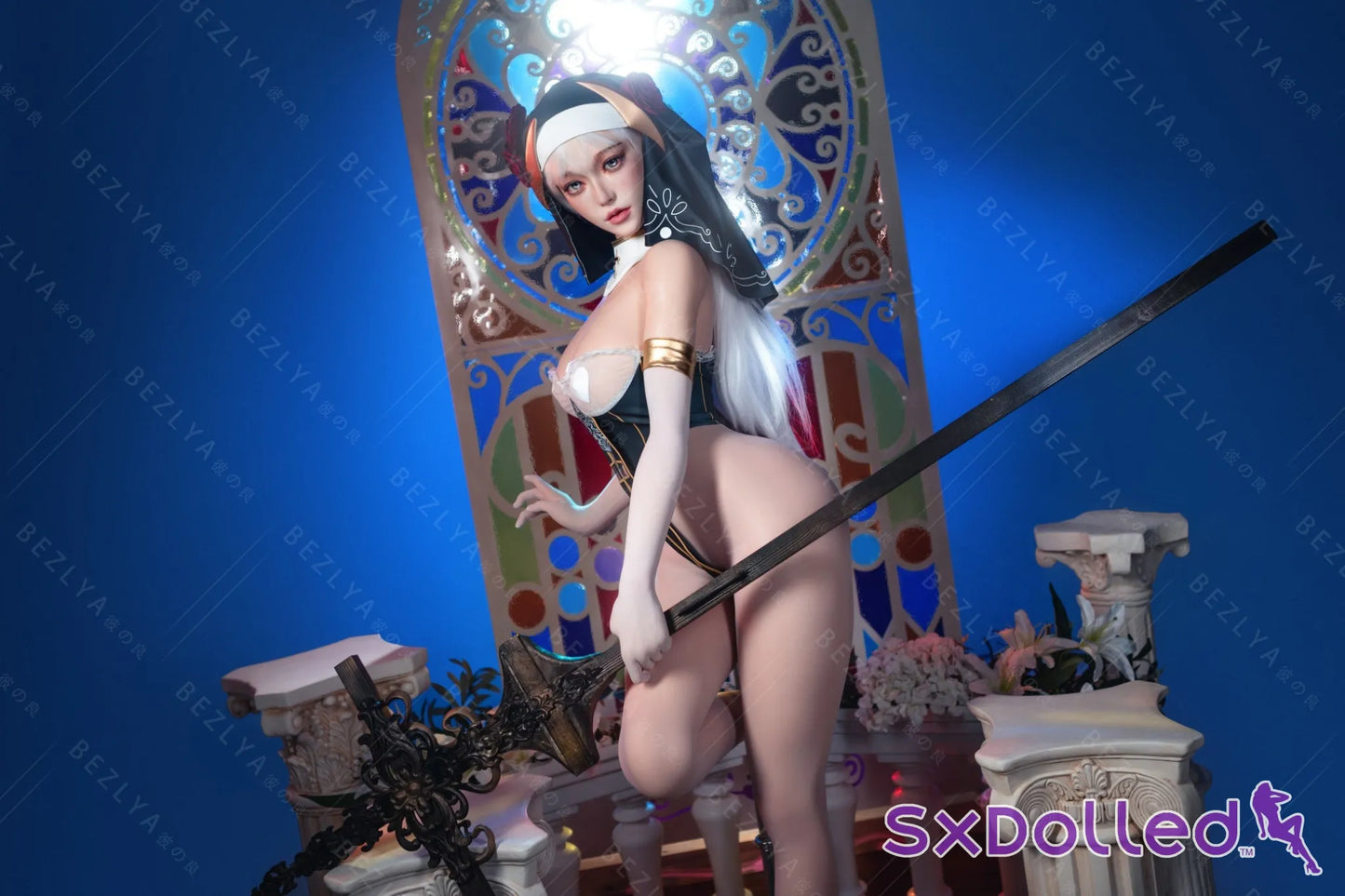 Nymphaea A (K-Cup) (155cm) | Sexy Asian Nun Sex Doll | AITIA K-Cup / 155cm / White Sex Doll