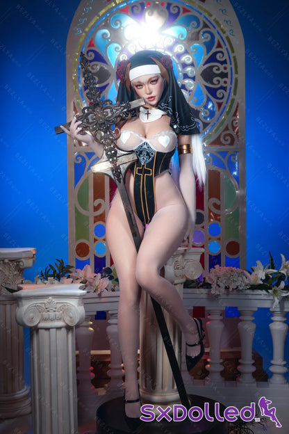 Nymphaea A (K-Cup) (155cm) | Sexy Asian Nun Sex Doll | AITIA K-Cup / 155cm / White Sex Doll