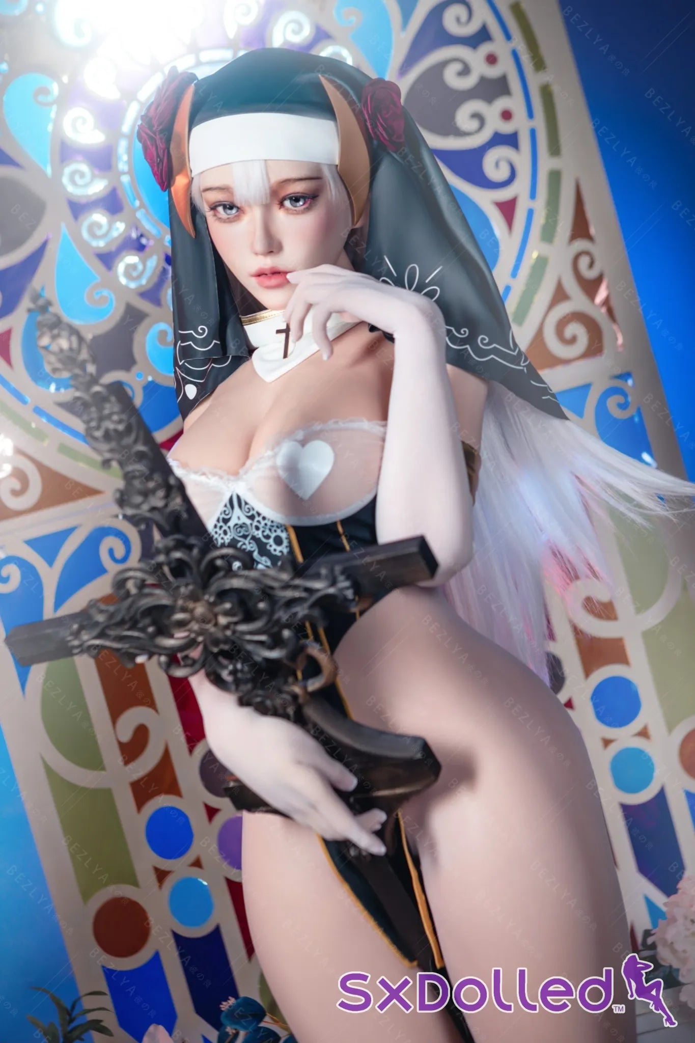 Nymphaea A (K-Cup) (155cm) | Sexy Asian Nun Sex Doll | AITIA K-Cup / 155cm / White Sex Doll
