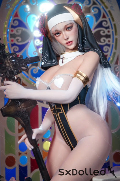 Nymphaea A (K Cup) (155cm) | Sexy Asian Nun Sex Doll | Bezlya K Cup / 155cm / White Sex Doll