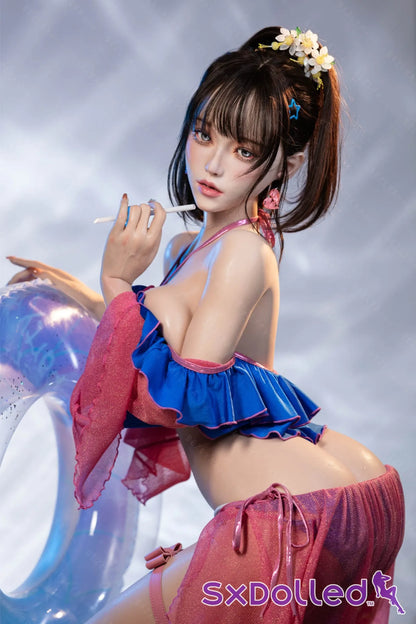 Nymphaea B (K-Cup) (155cm) | Sexy Asian Swimsuit Sex Doll | AITIA K-Cup / 155cm / Brunette Sex Doll